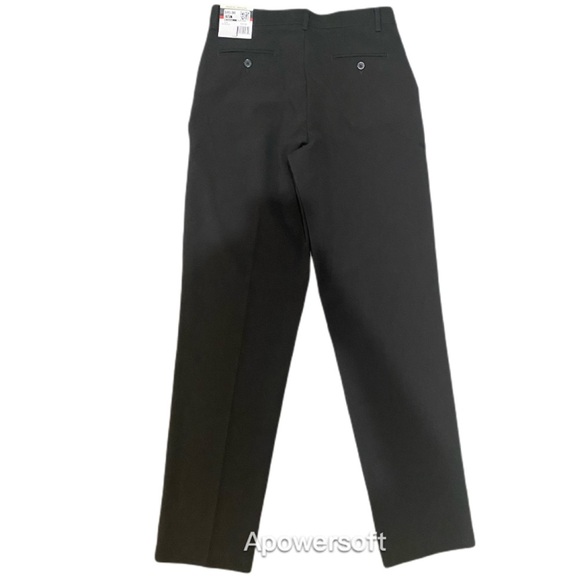 WILL NOT TAKE LESS NWT Men’s Van Heusen Formal Black Slacks - Picture 2 of 6